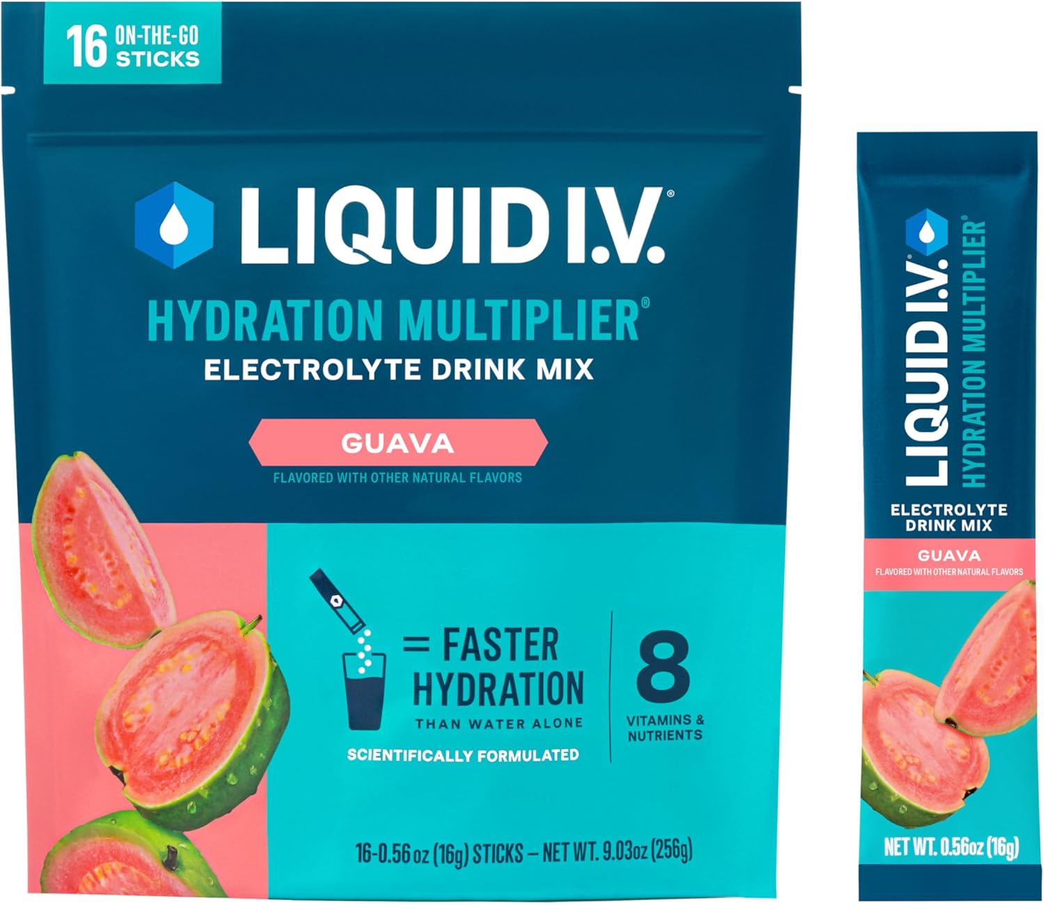 Liquid I.V. Hydration Multiplier – Lemon Lime Electrolyte Drink