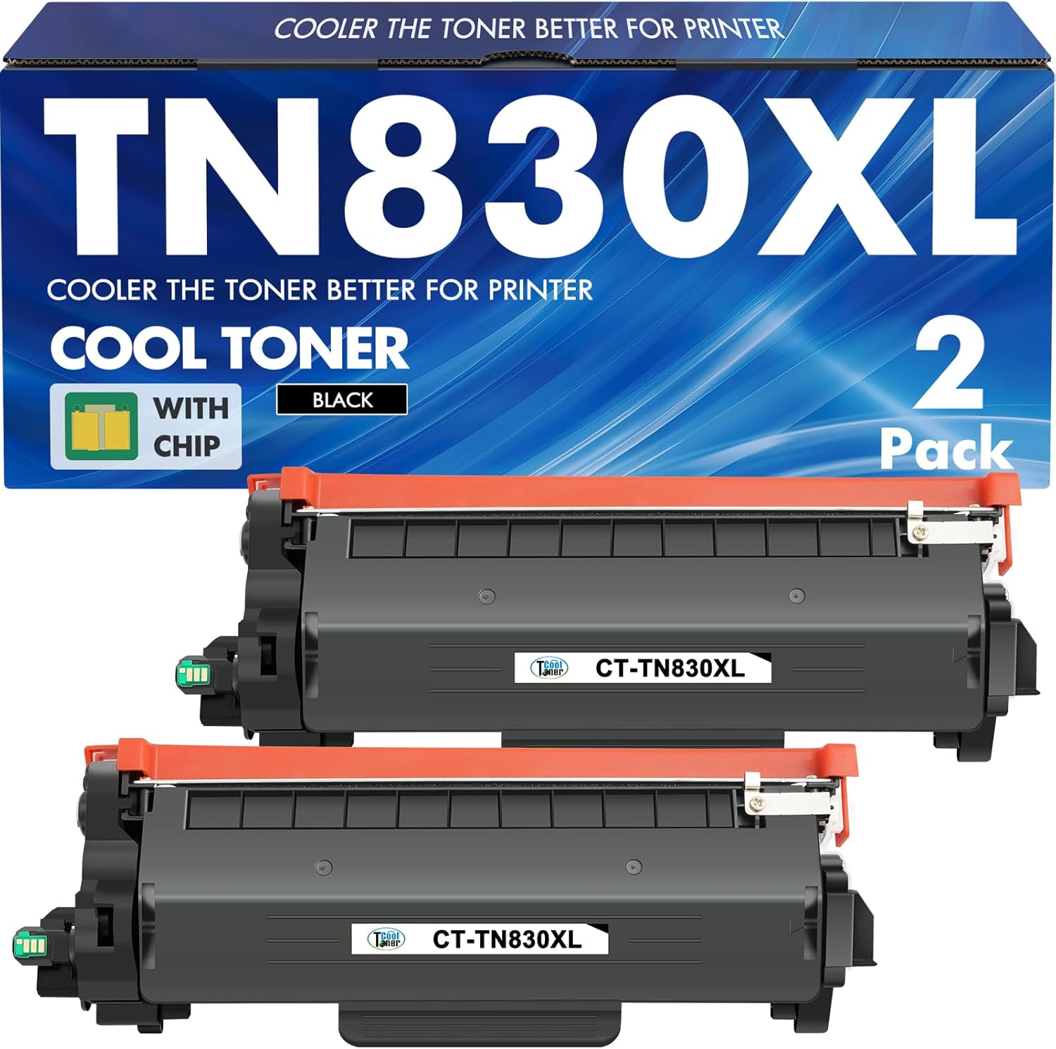 TN830XL High Yield Toner 2-Pack