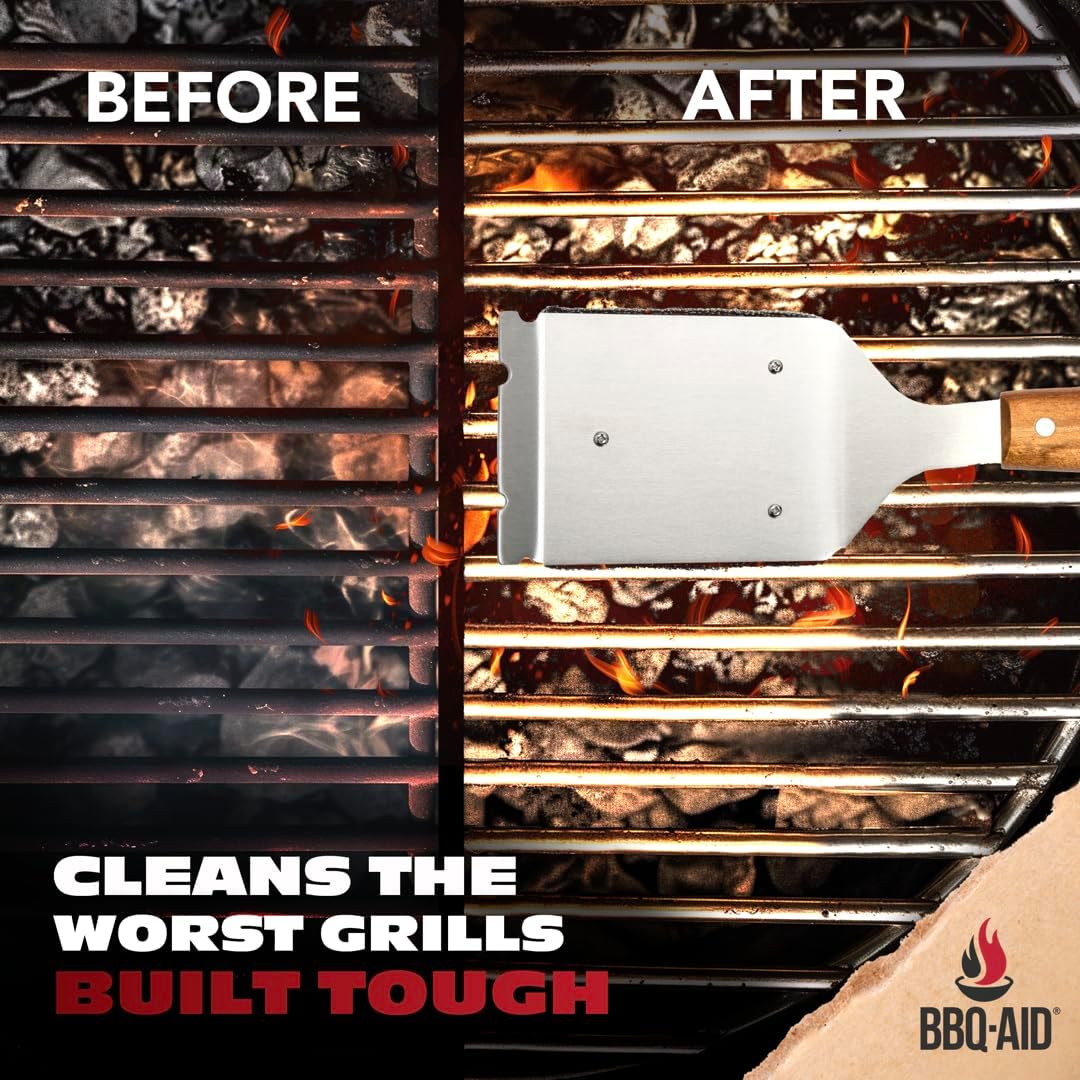 BBQ-AID Bristle Free Grill Brush and Scraper