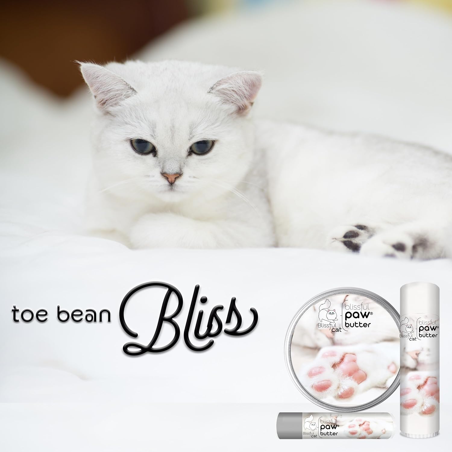 The Blissful Cat Paw Butter Moisturizer for Dry Paw Pads