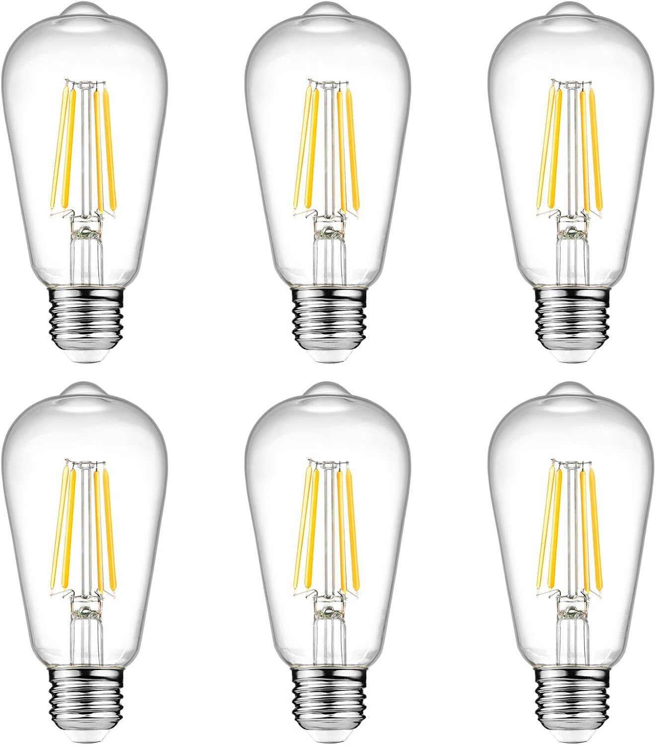 Ascher Vintage LED Edison Bulbs