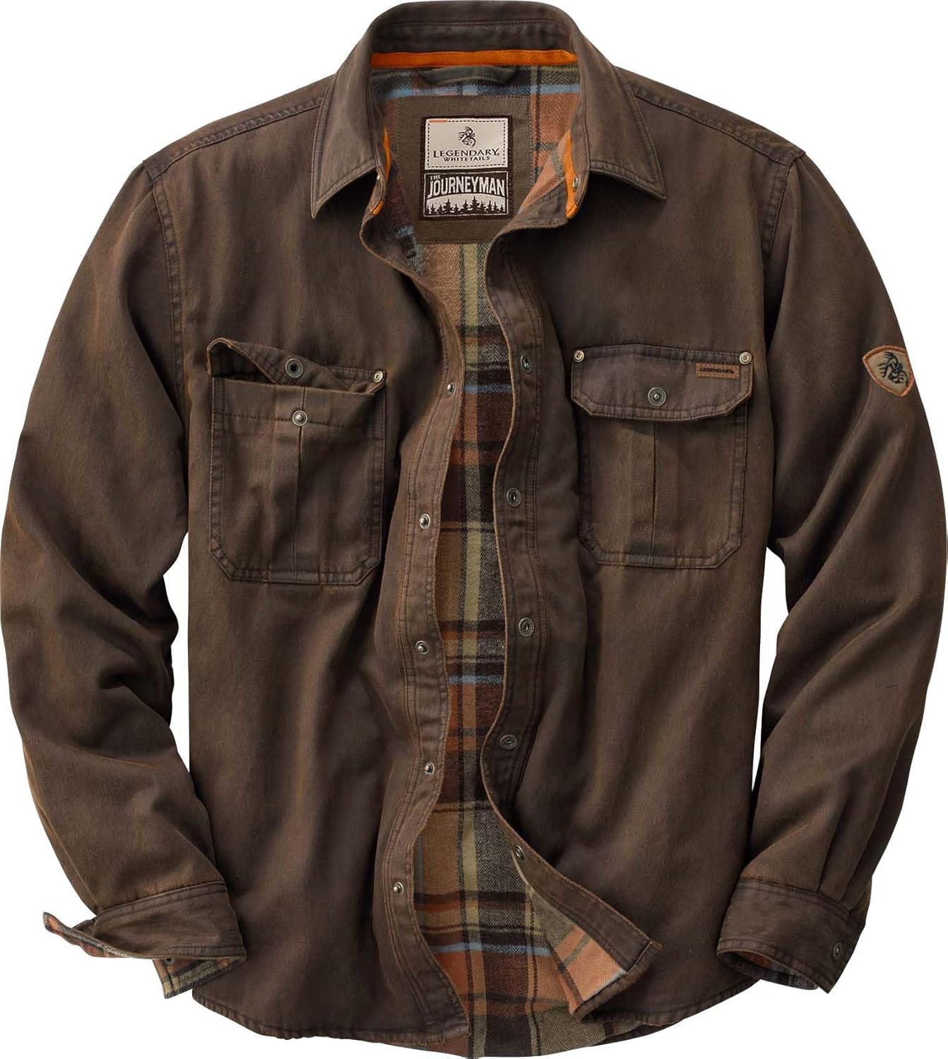 Legendary Whitetails Men's Flannel Lined Shirt Jacket