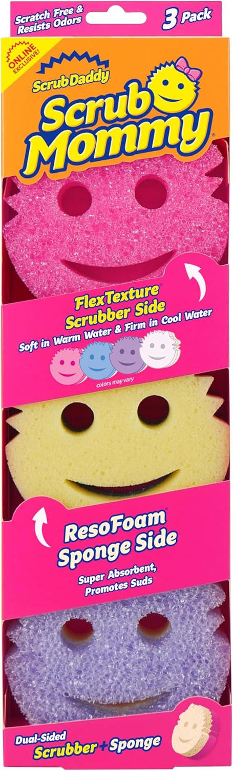 Scrub Non-Scratch Kitchen Dish Scrubbers