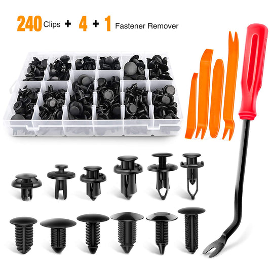 GOOACC 240PCS Car Retainer Clips Set