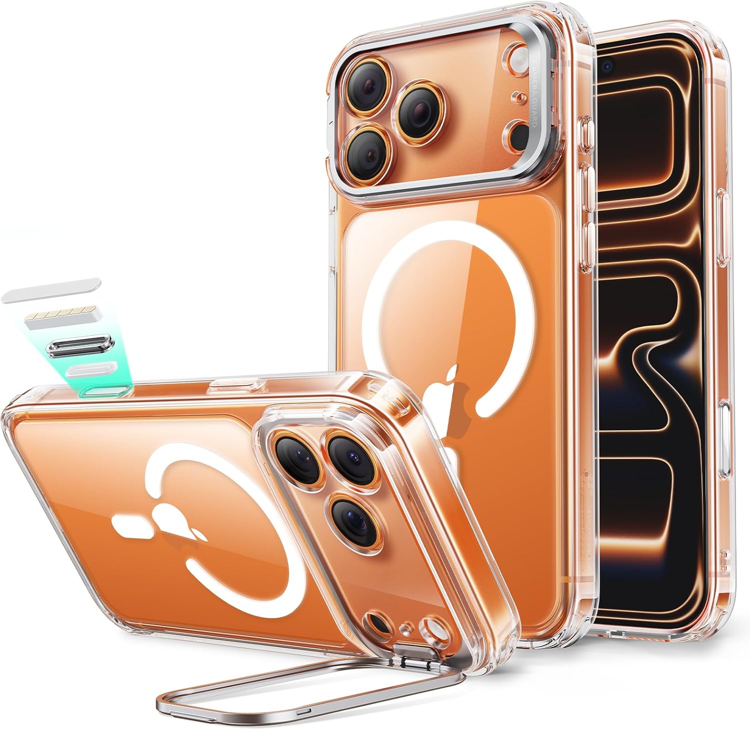 ESR for iPhone 17 Pro Max Case with Stash Stand