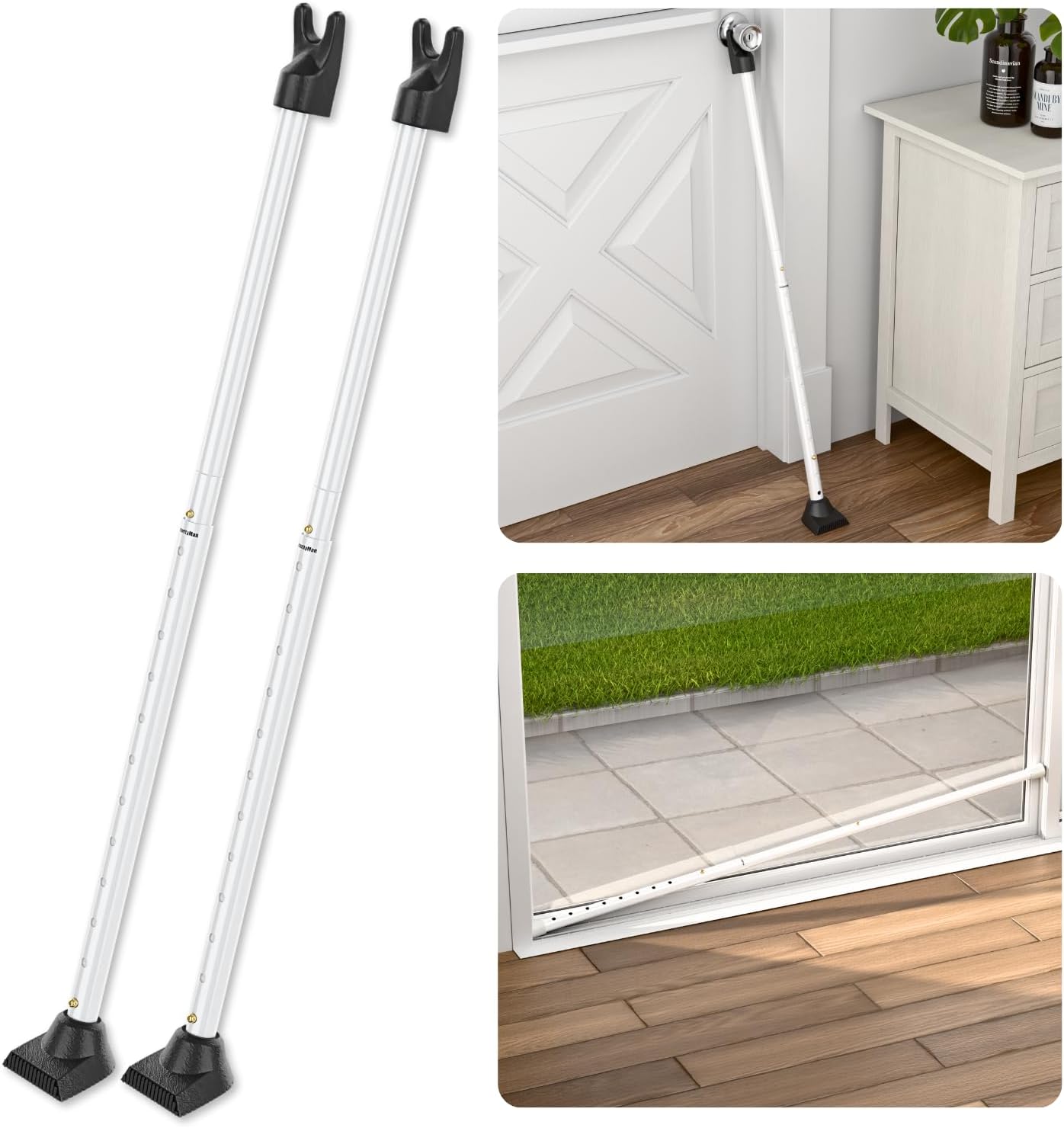 SECURITYMAN 2-in-1 Door Security Bar