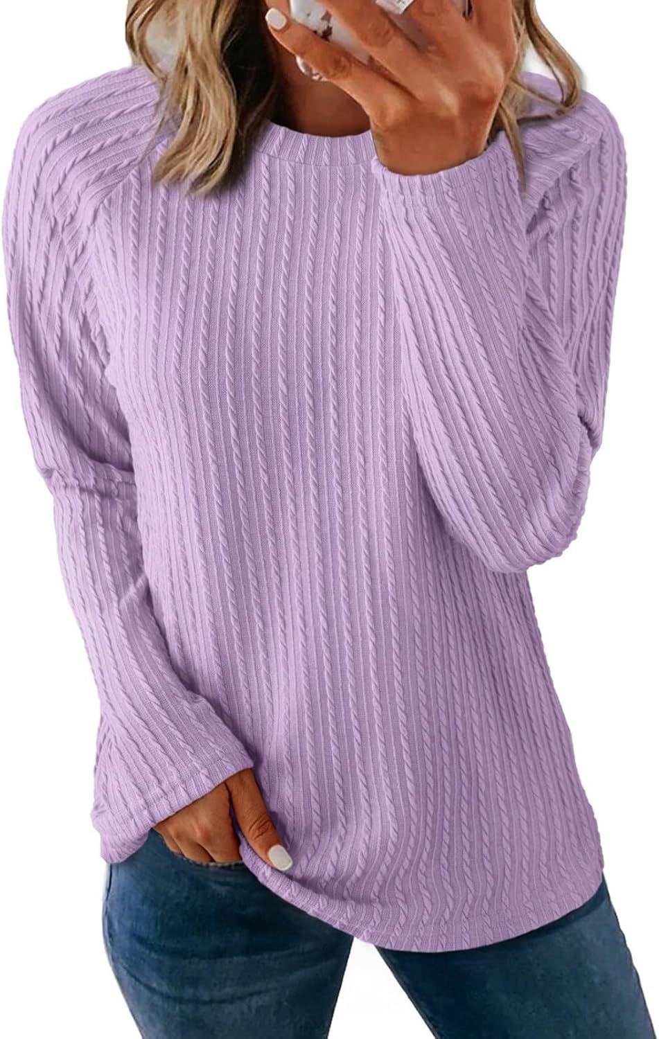 Dokotoo Womens Tops Long Sleeve Lightweight Shirts