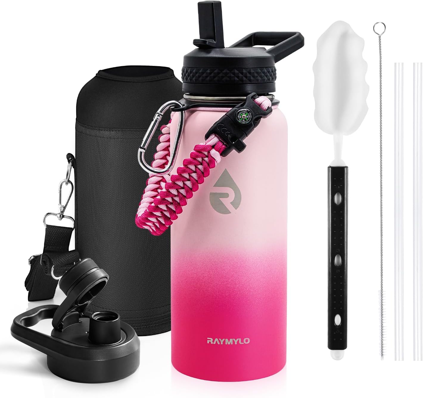 64oz Insulated Water Bottle Stainless Steel