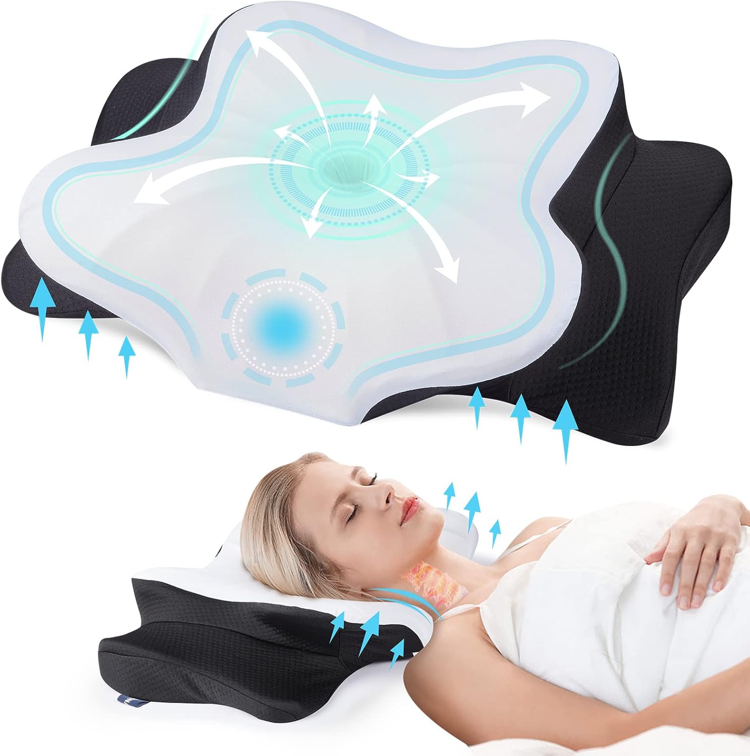DONAMA Cervical Memory Foam Pillow