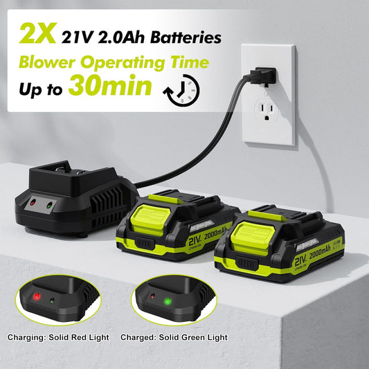 Cordless Leaf Blower 21V