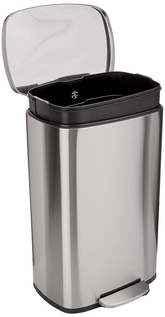 Amazon Basics  Steel Trash Can
