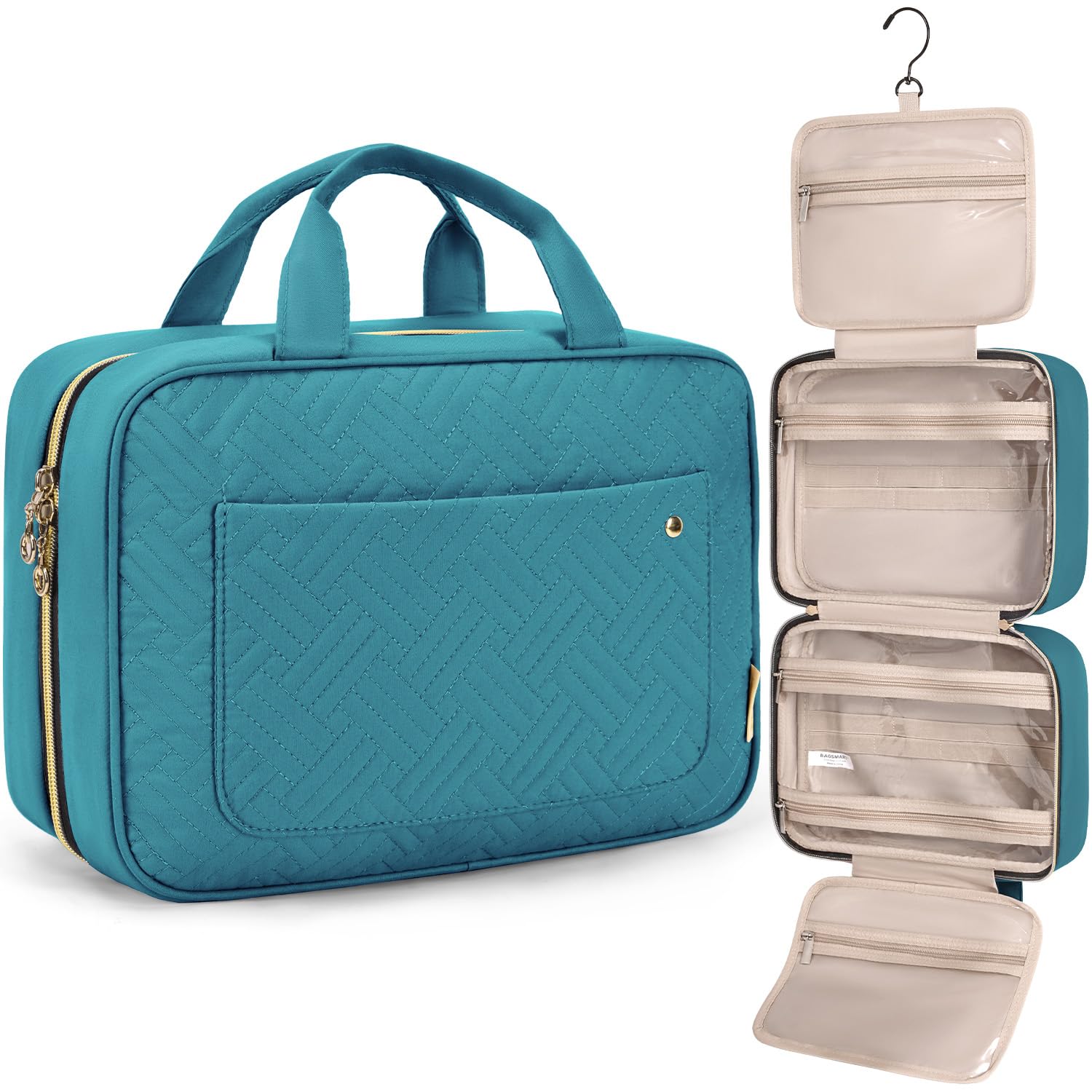 BAGSMART Hanging Toiletry Bag Travel Organizer