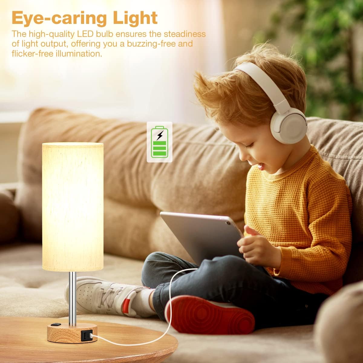 Bedside Touch Lamp 3-Way Dimmable