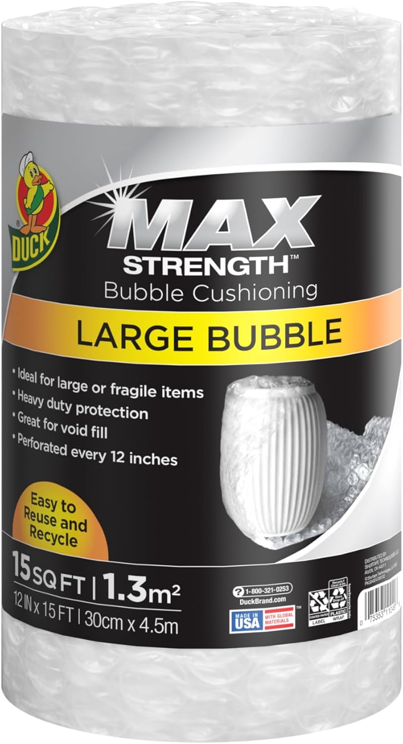 Duck Max Strength Bubble Cushioning Wrap