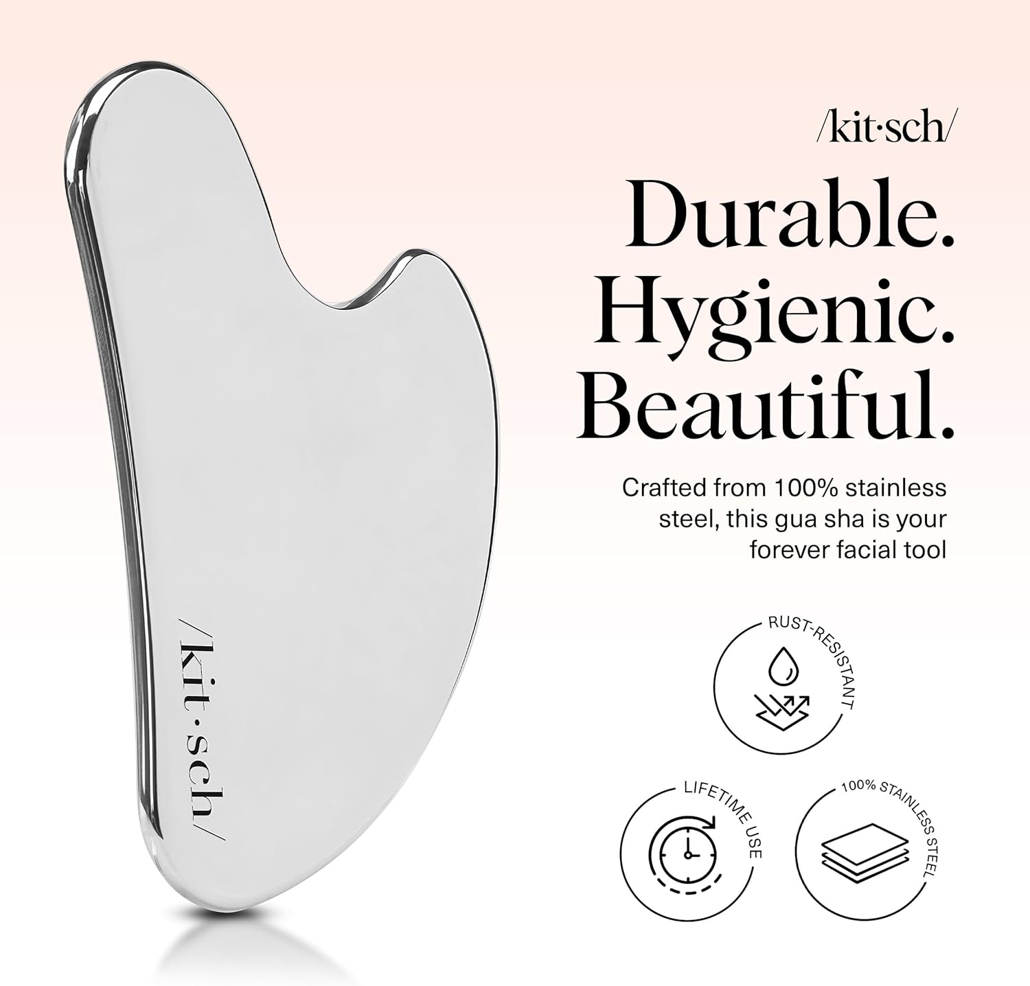 Kitsch Stainless Steel Gua Sha Facial Tools