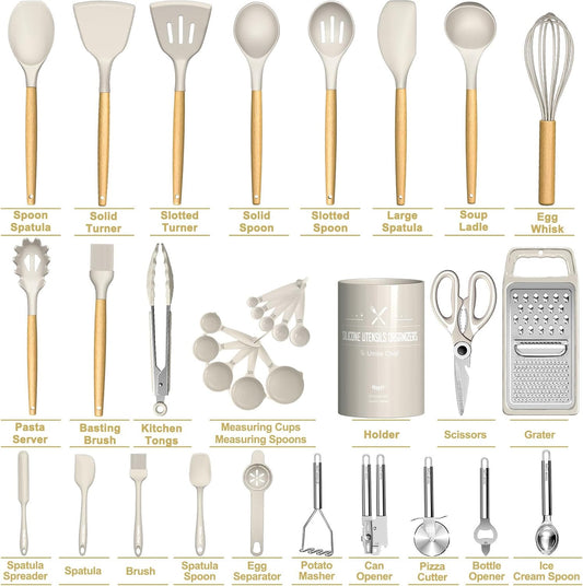 Umite Chef Silicone Kitchen Utensil Set