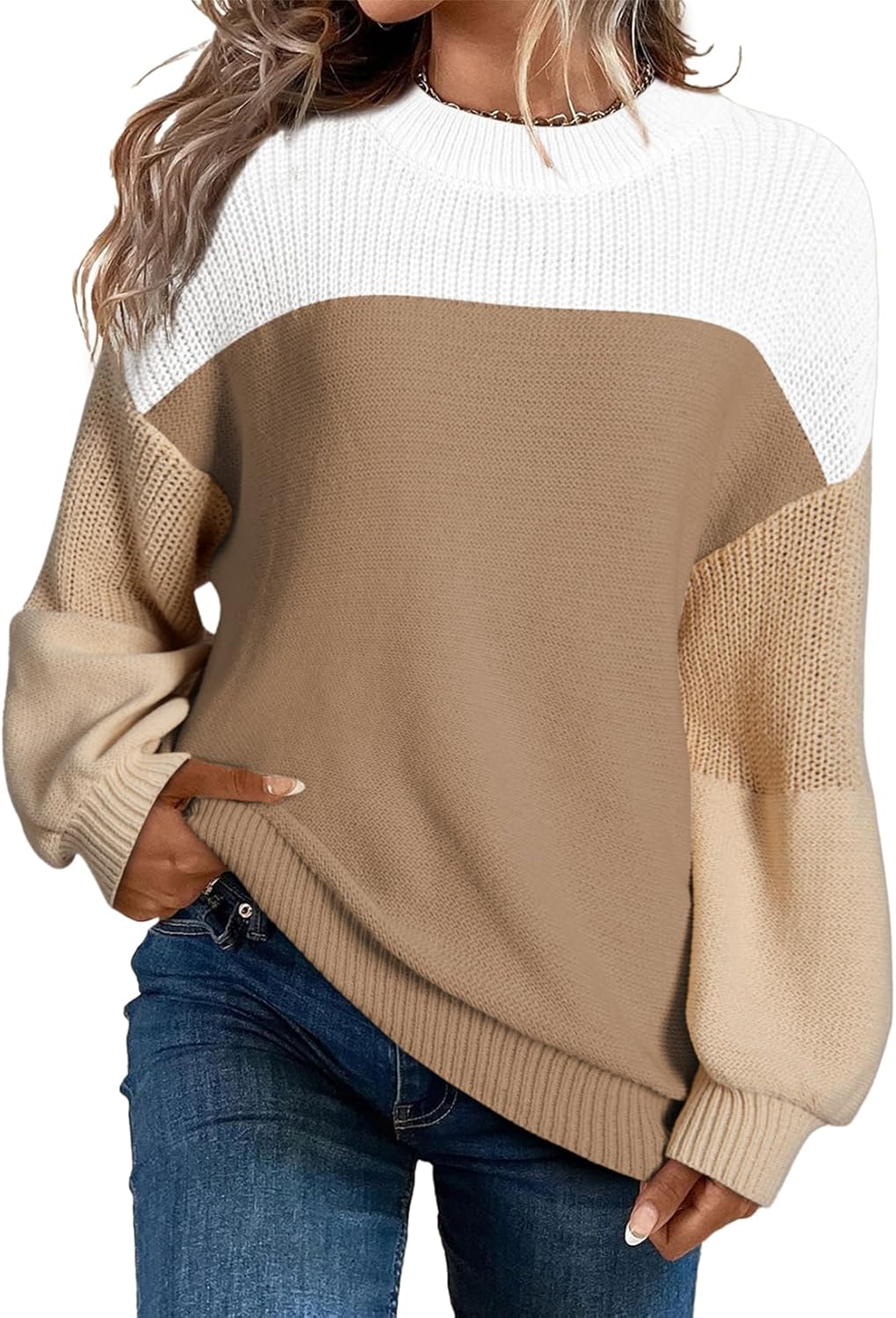 Dokotoo Women's Casual Long Sleeve Sweaters