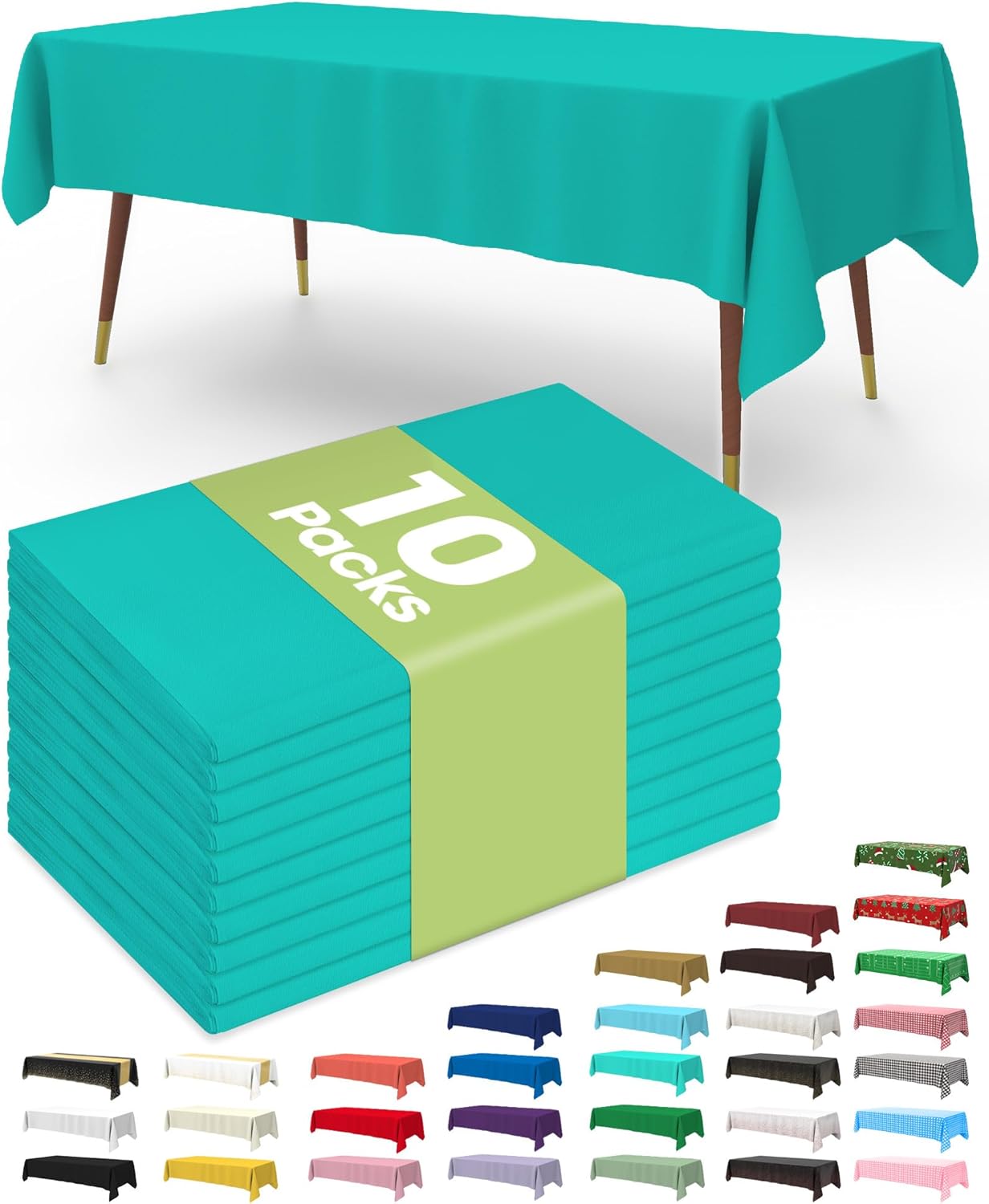 Pureegg Disposable Plastic Tablecloths