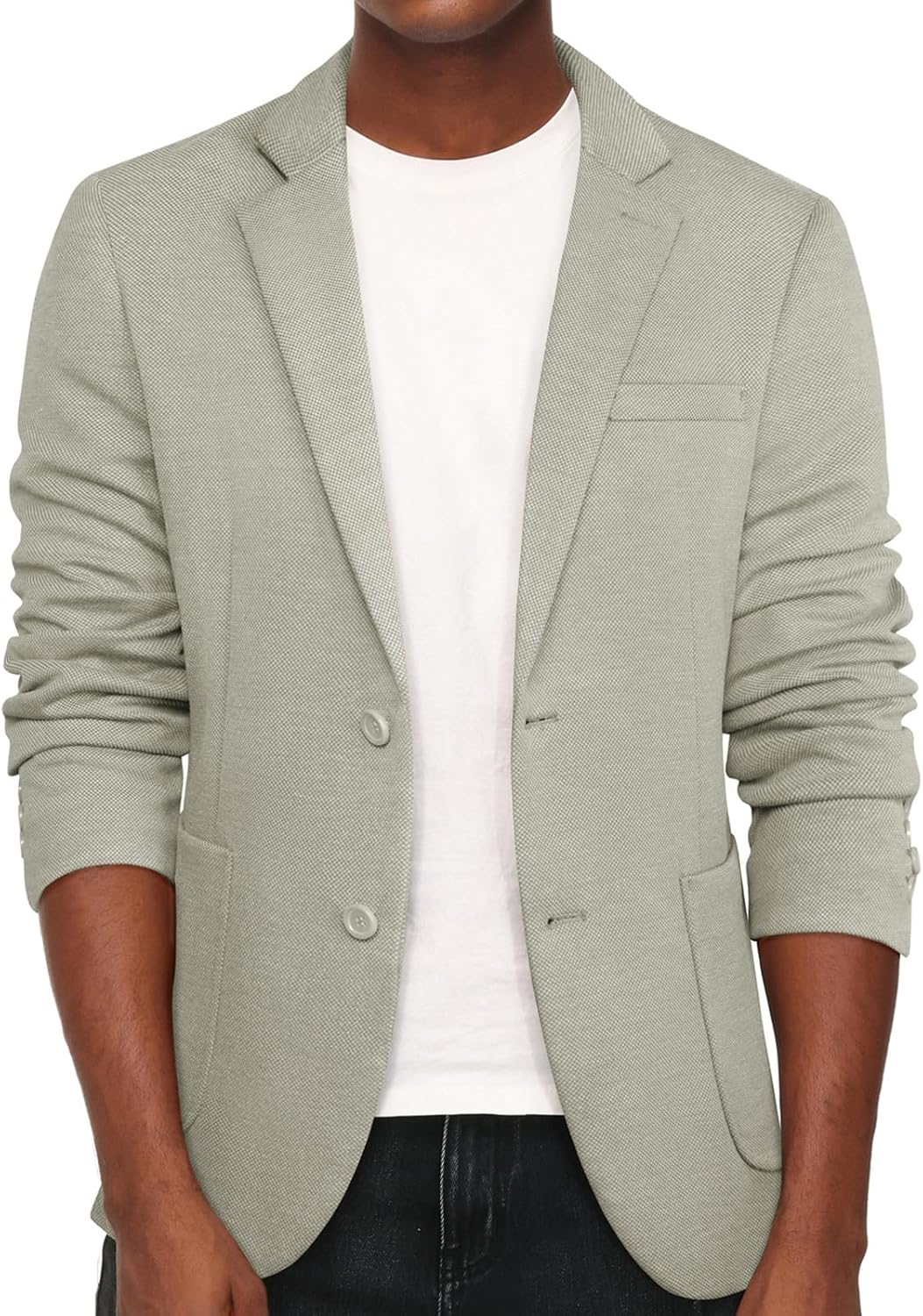 JONES Men's Casual Knit Blazer Suit Jackets