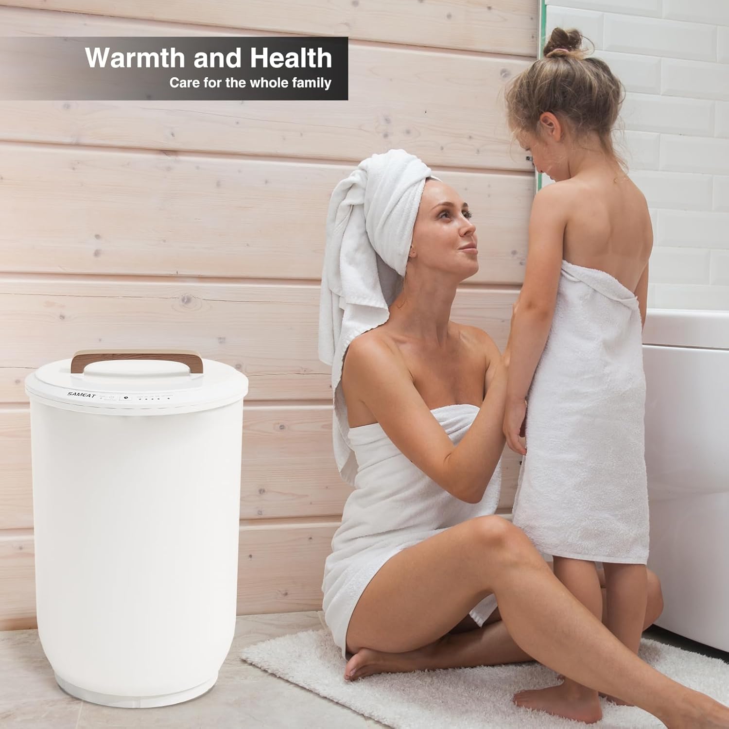 SAMEAT Heated Towel Warmer for Bathroom