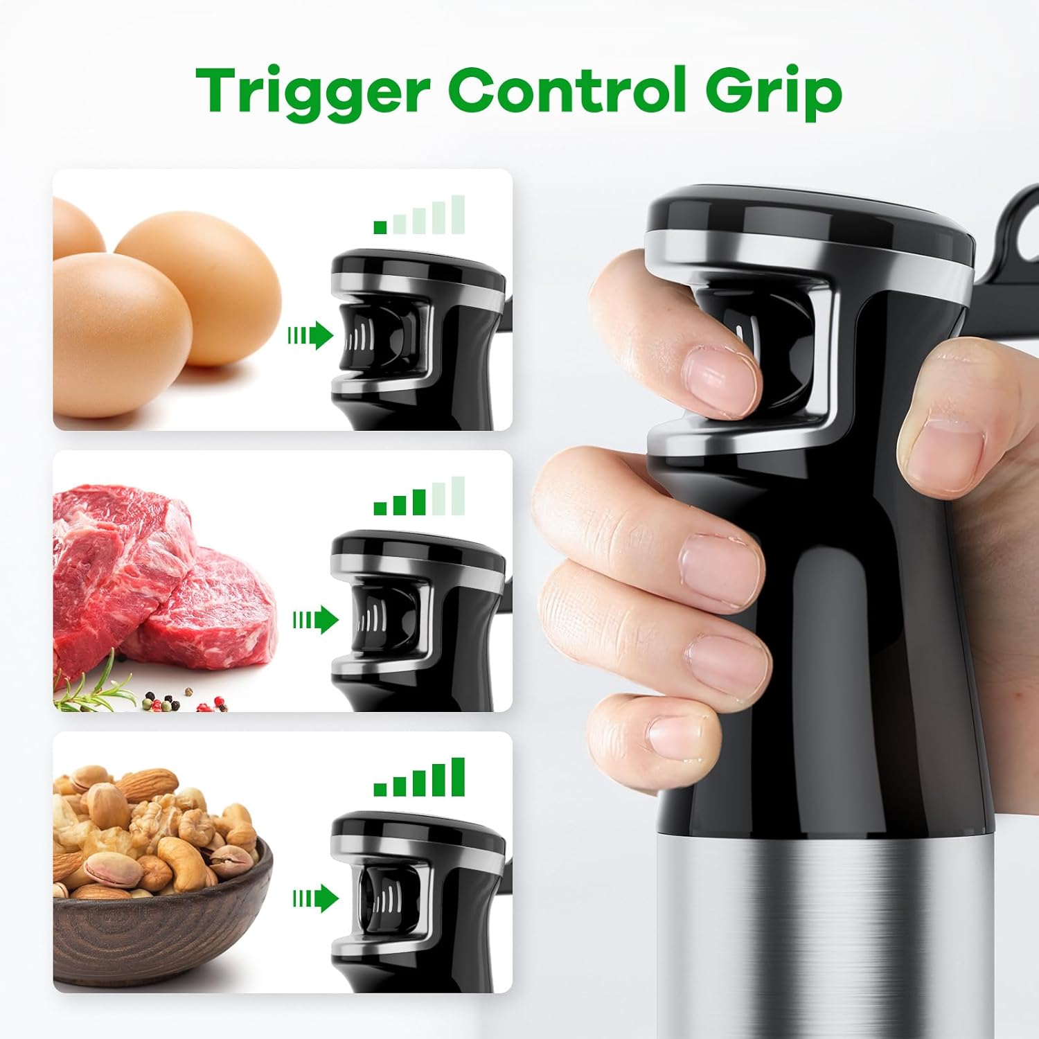 1100W Immersion Hand Blender Set