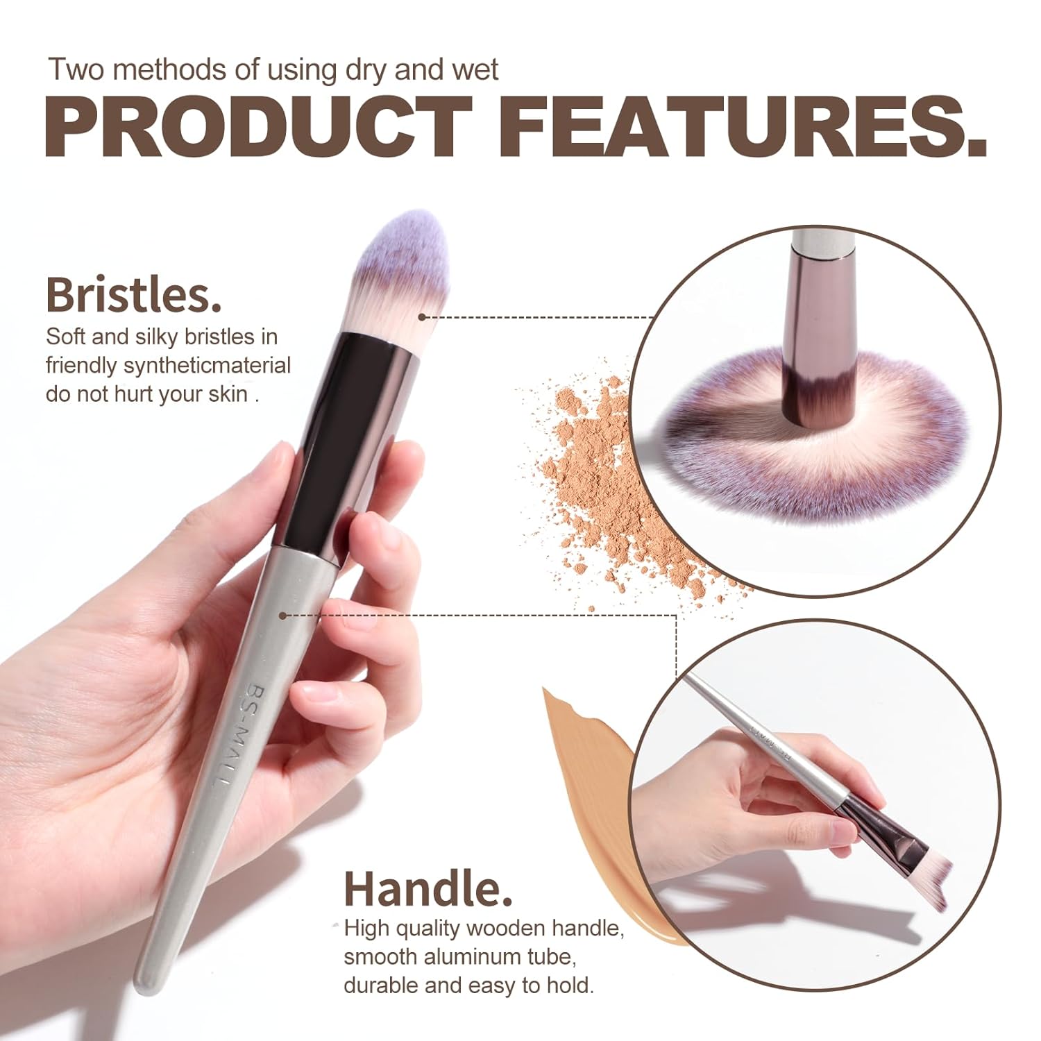 BS-MALL 18 Pcs Makeup Brush Set