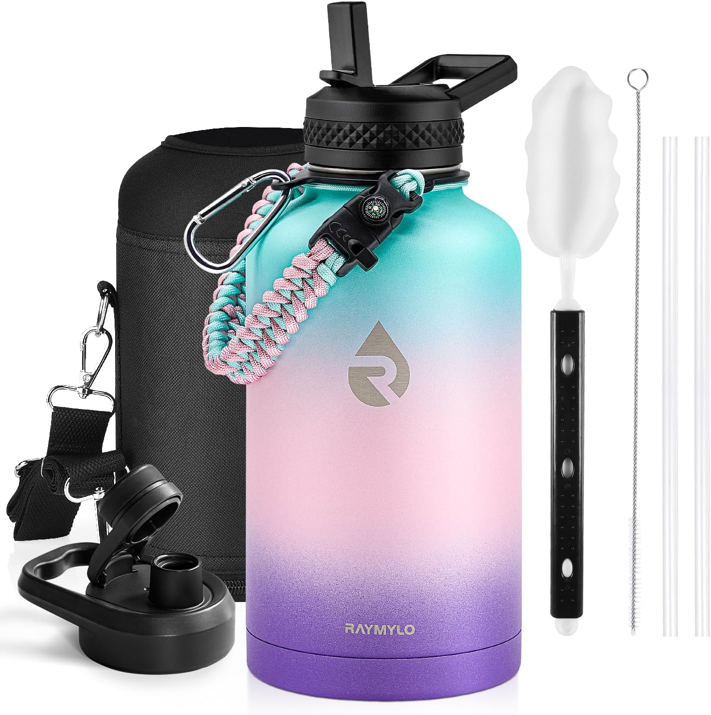64oz Insulated Water Bottle Stainless Steel