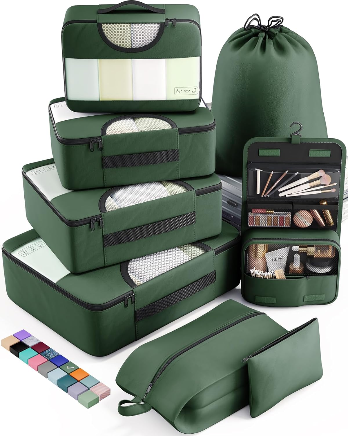 Veken Packing Cubes Set, Travel Luggage Organizers