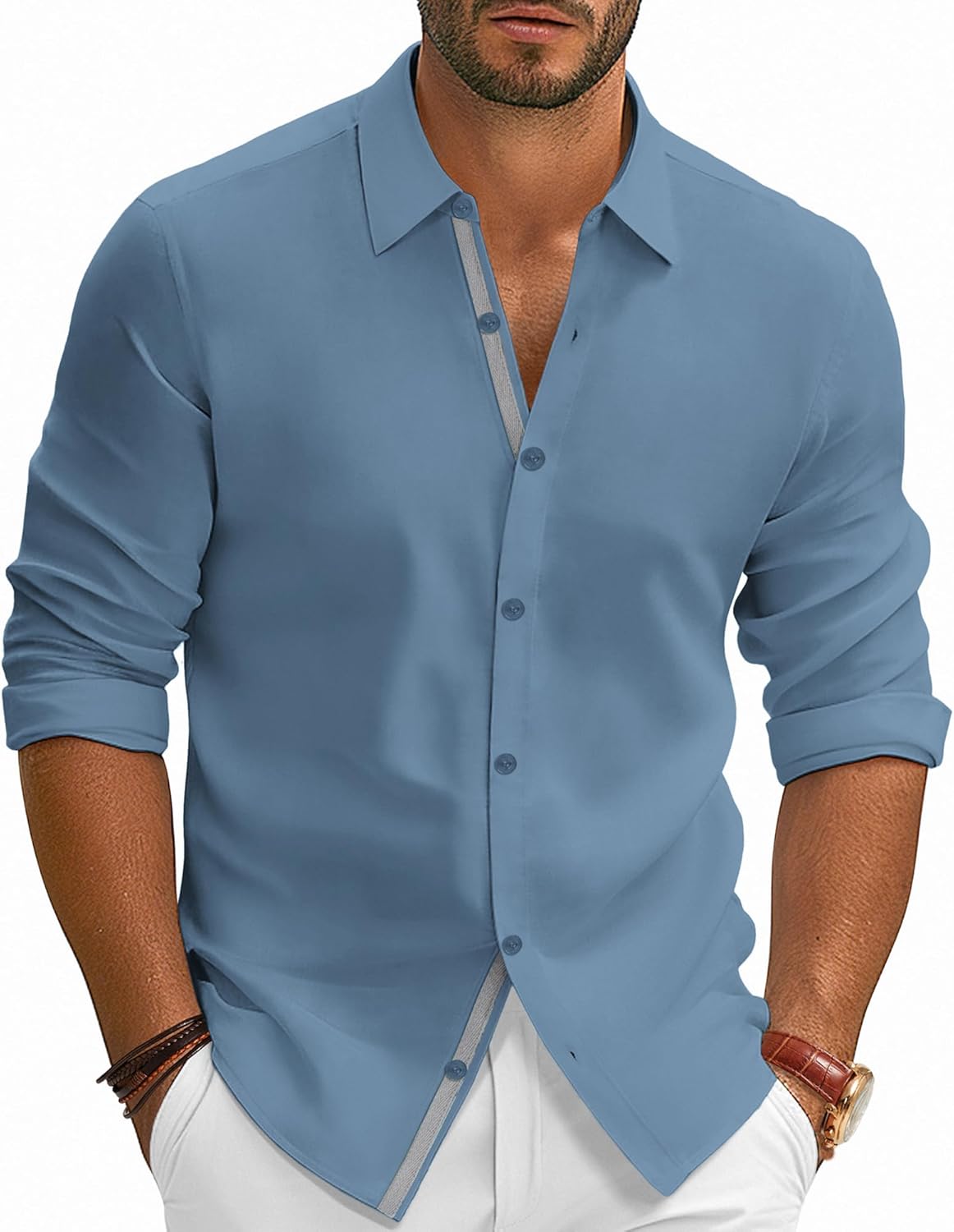 PJ PAUL JONES Mens Dress Shirts Business Shirts