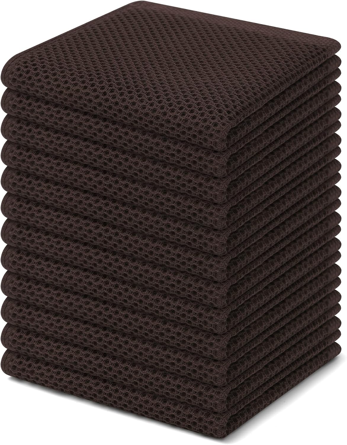 Homaxy 100% Cotton Waffle Dish Cloths