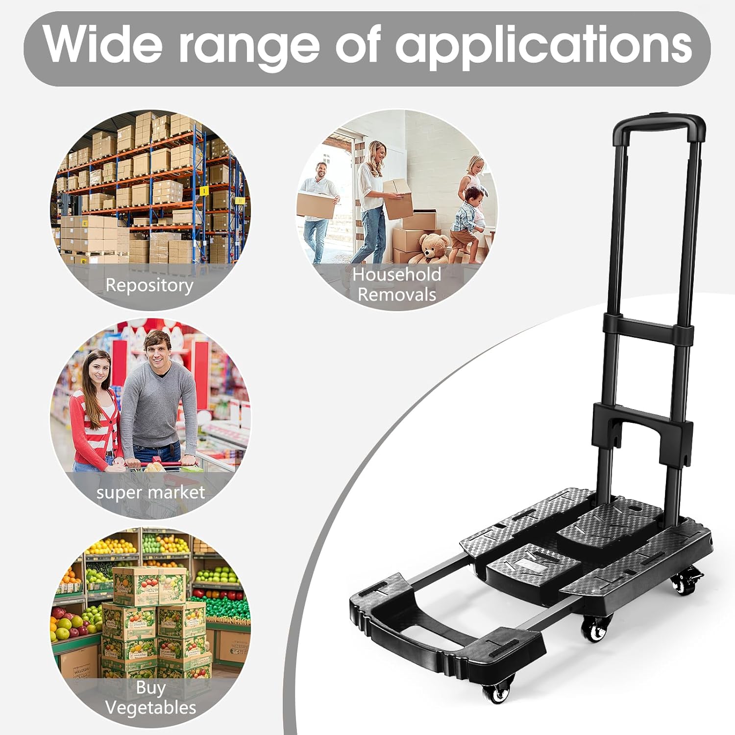 Folding Hand Truck – Heavy Duty