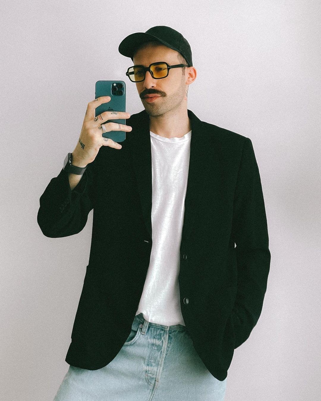 JONES Men's Casual Knit Blazer Suit Jackets