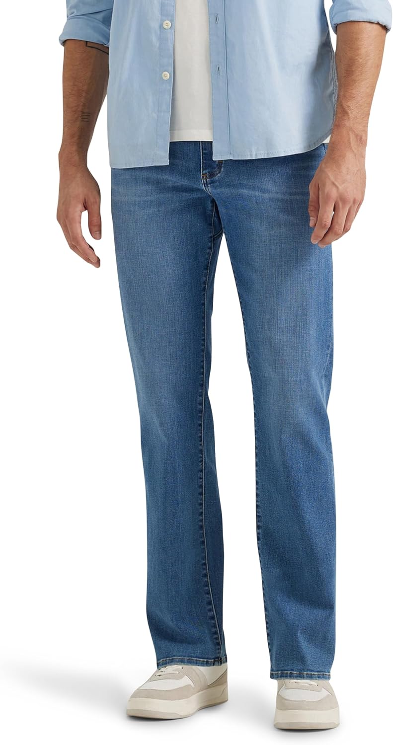 Lee Men's Extreme Motion Regular Straight Jean