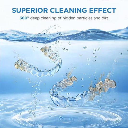 Ultrasonic Retainer Cleaner Machine Dental Cleaning Pod