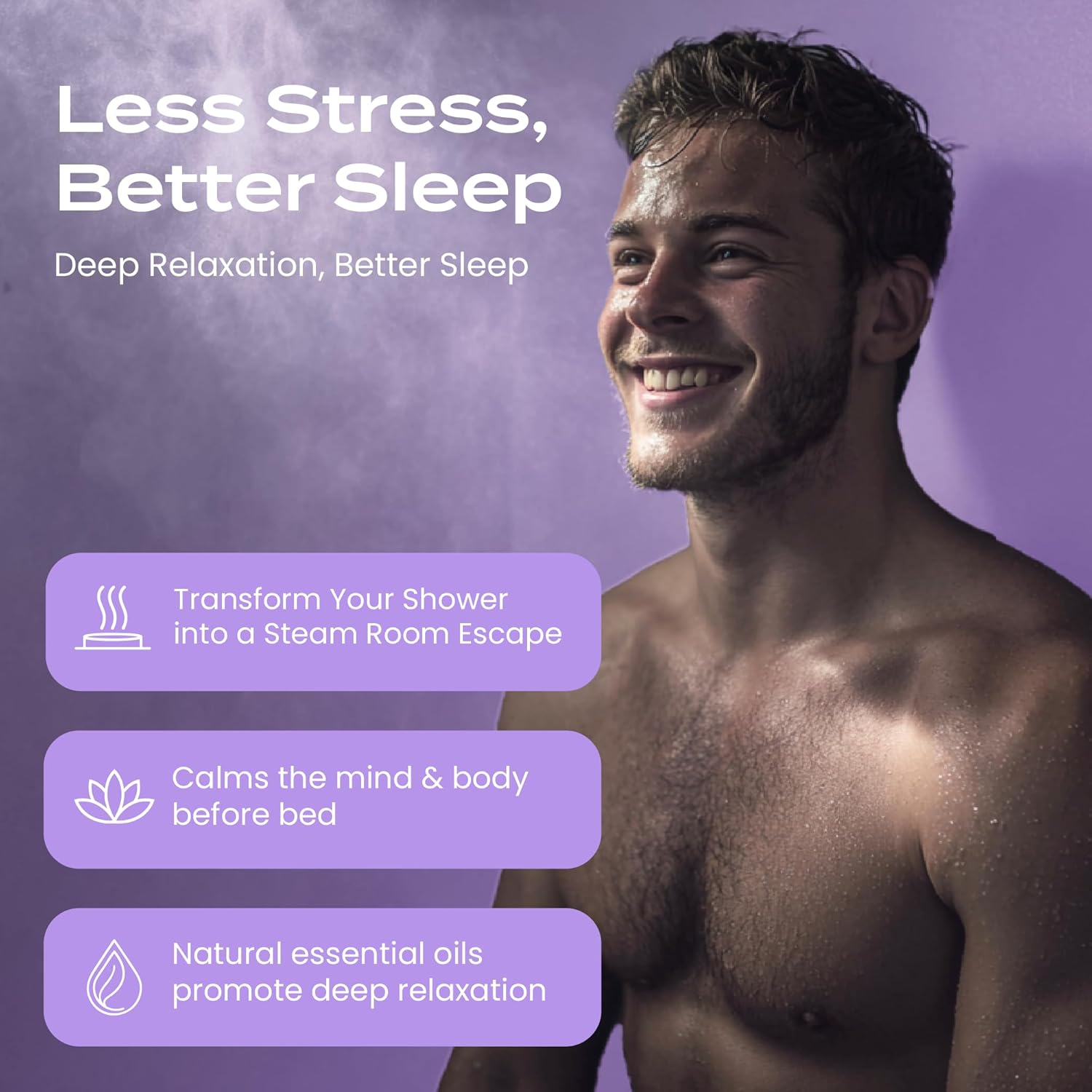 Body Restore Shower Steamers Relief Lavender
