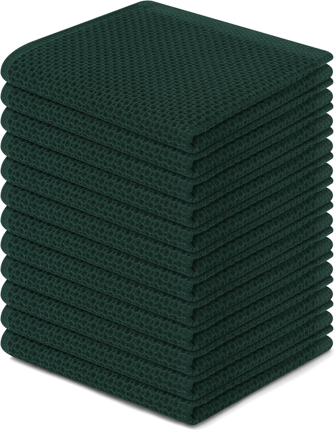 Homaxy 100% Cotton Waffle Dish Cloths