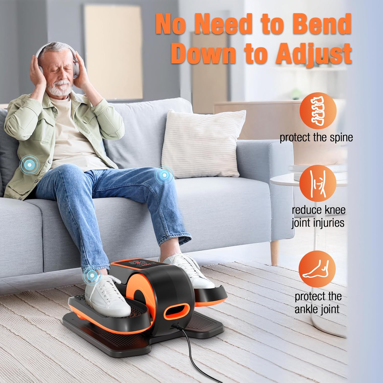 Under Desk Elliptical Exercise Machine