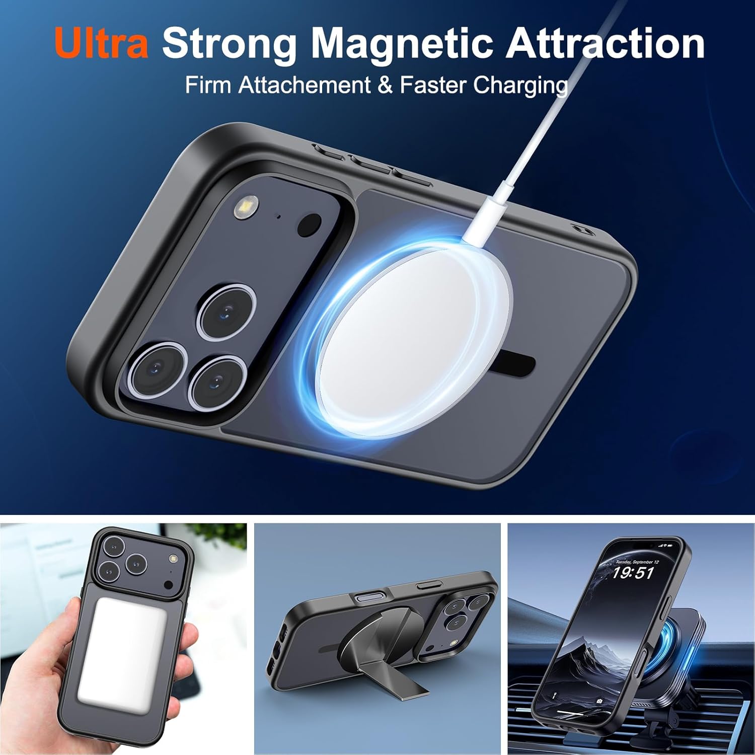 SUPFINE Magnetic for iPhone 17 Pro Max Case