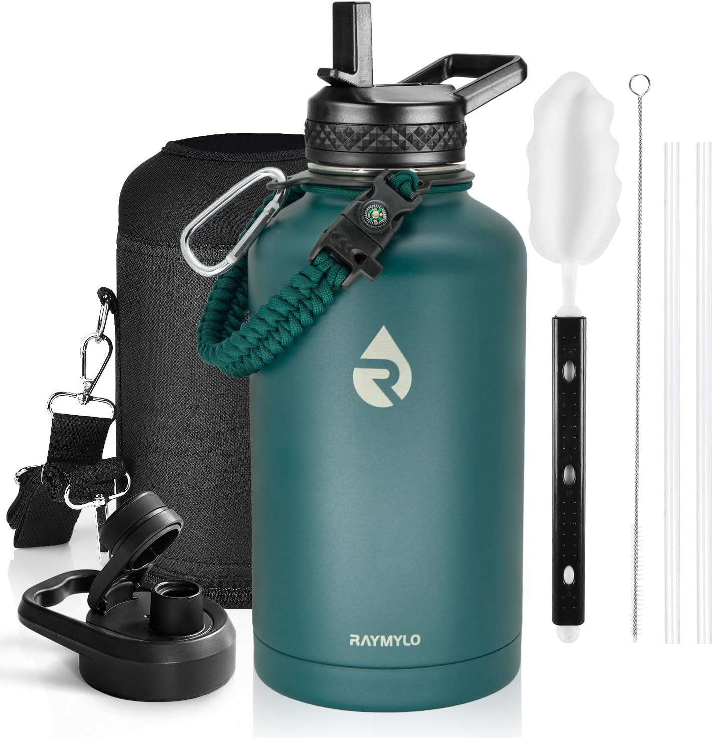 64oz Insulated Water Bottle Stainless Steel