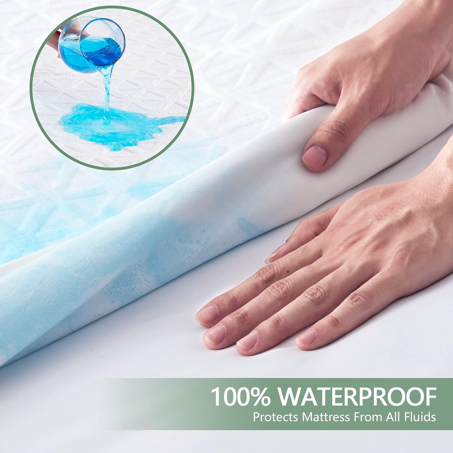 Premium Waterproof Mattress Protector Queen