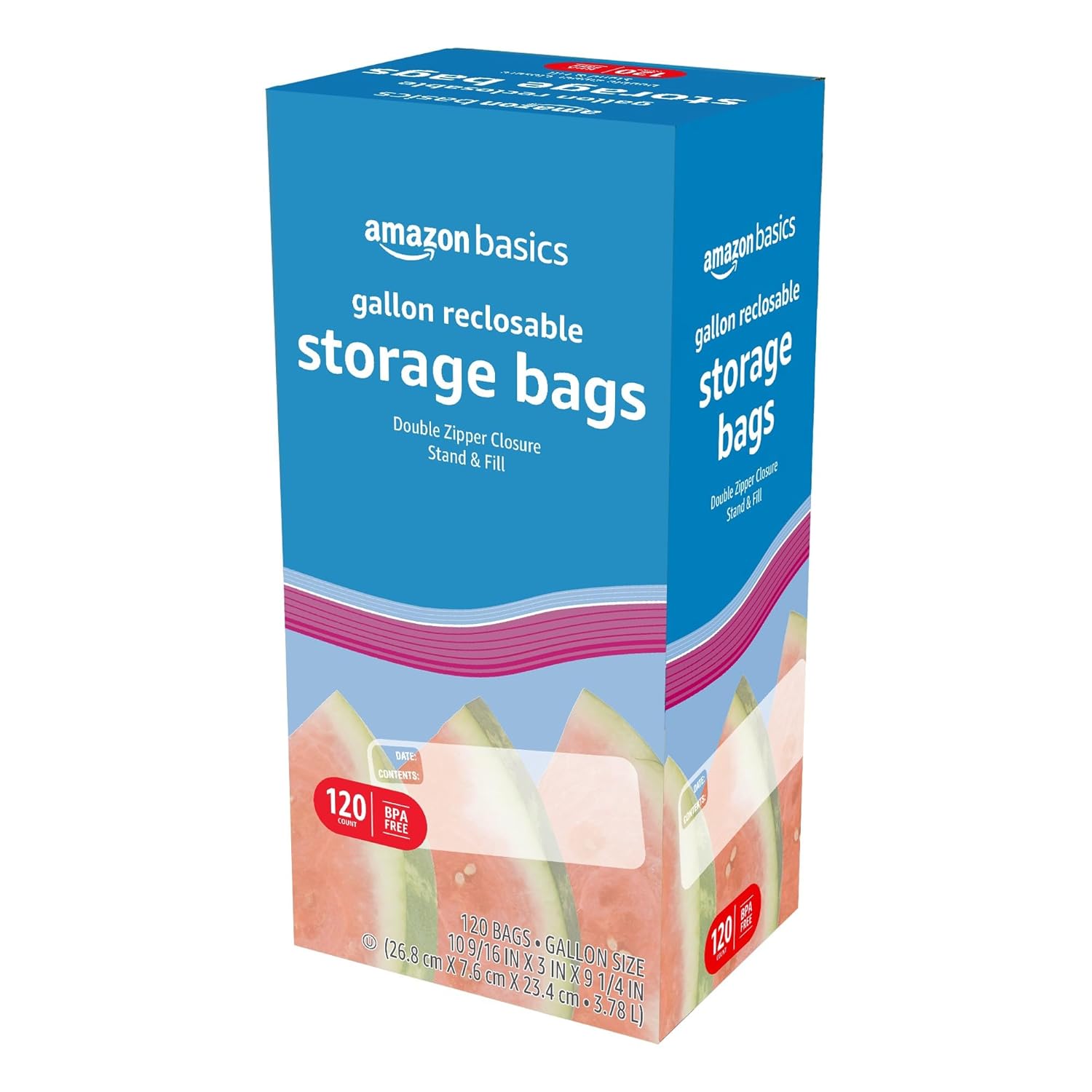 Amazon Basics Gallon Food Storage Bags
