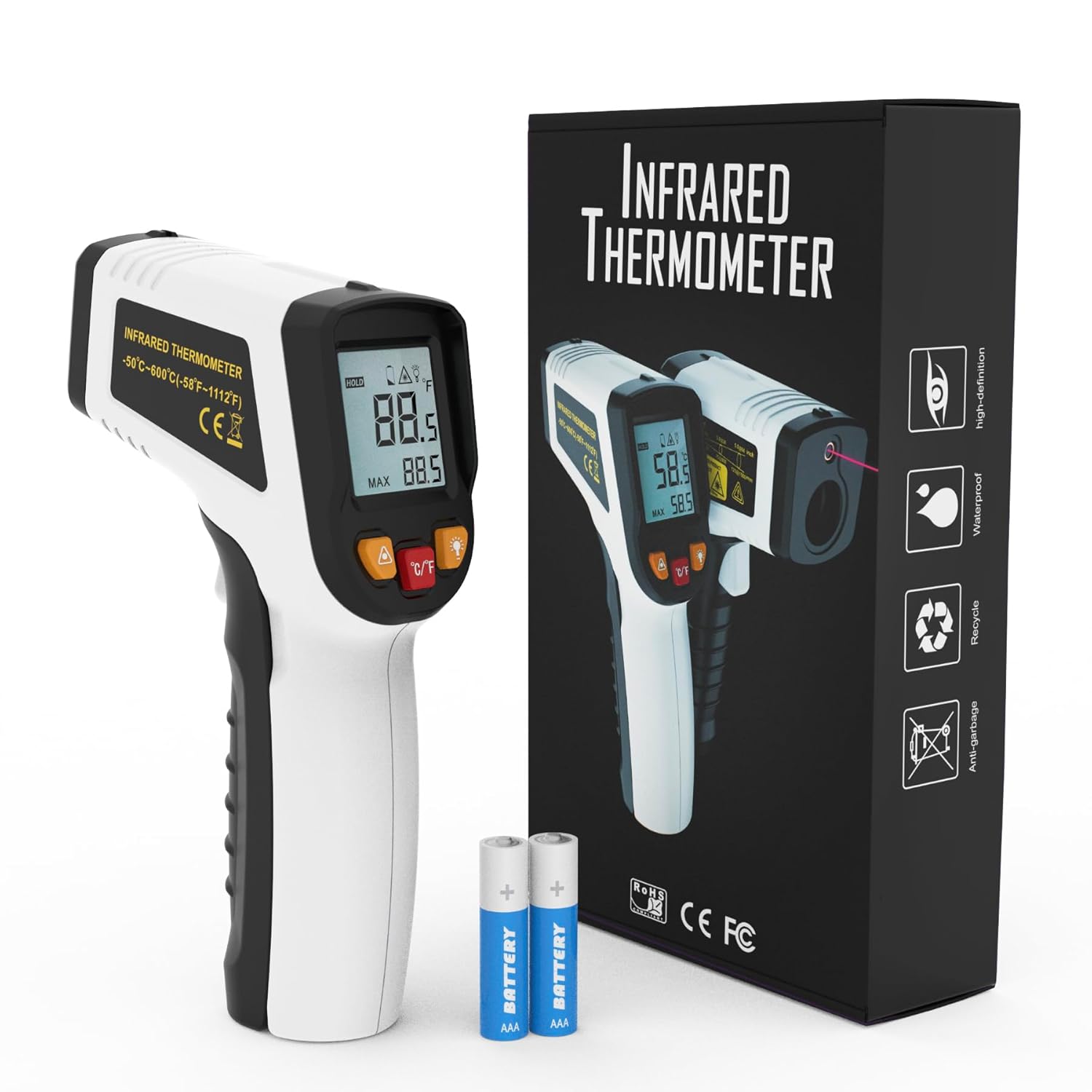 KNINE OUTDOORS Infrared Thermometer Laser