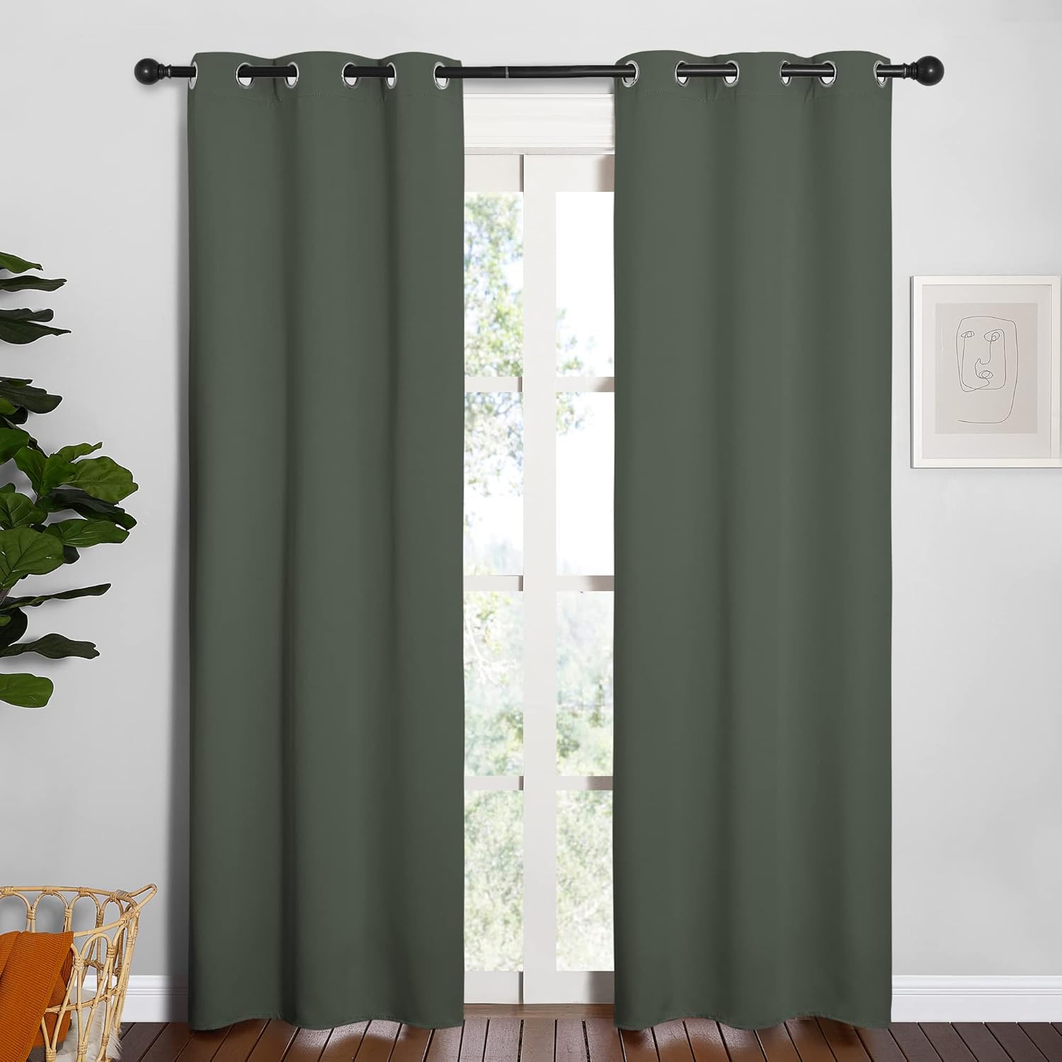 NICETOWN Halloween Blackout Curtains