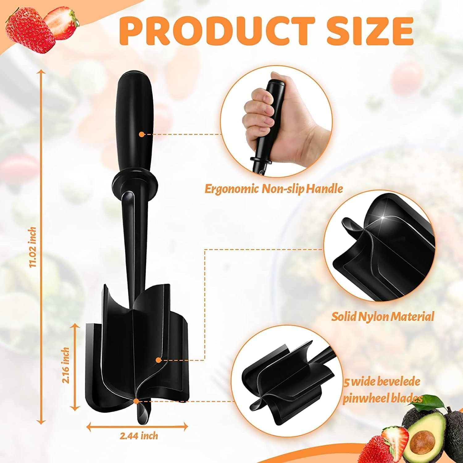 Meat Chopper, Hamburger Chopper, Potato Masher