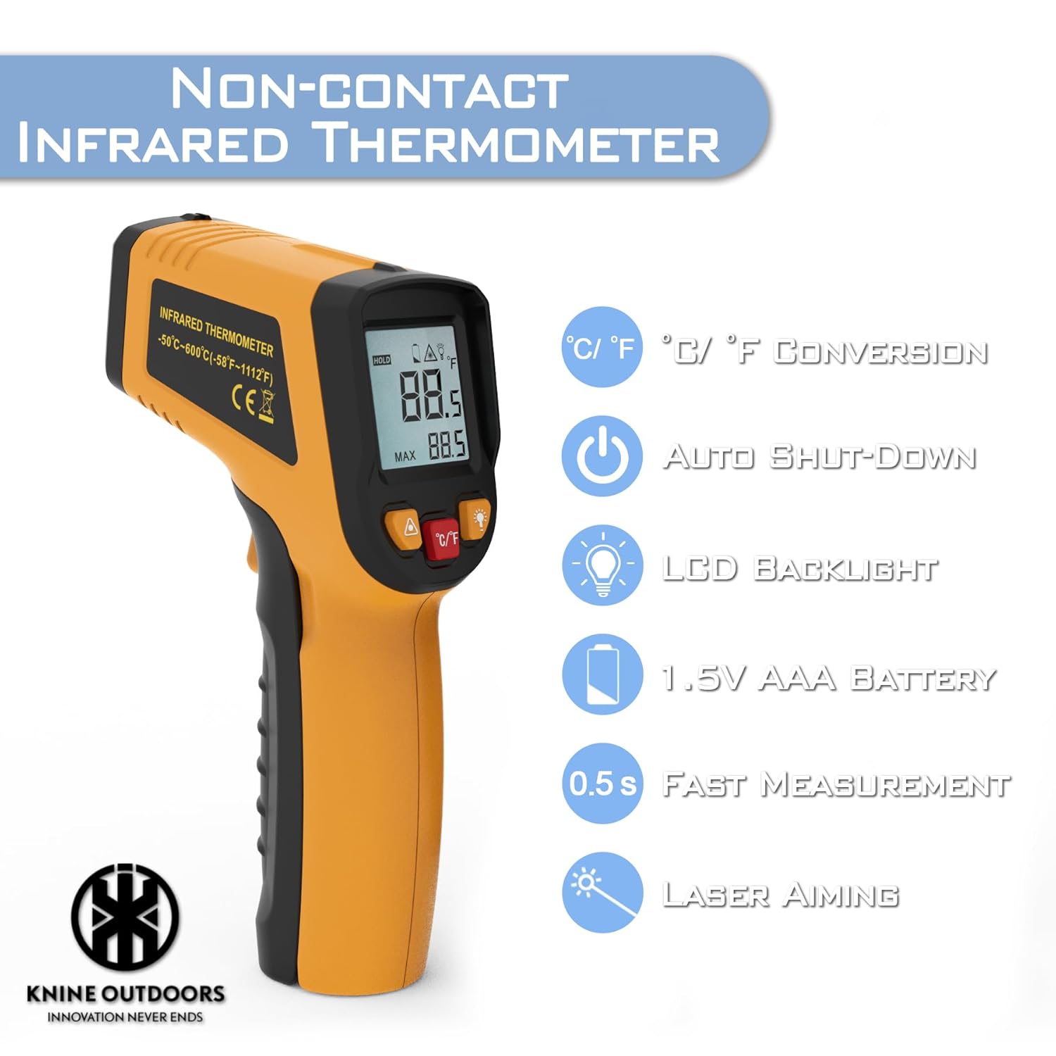 KNINE OUTDOORS Infrared Thermometer Laser