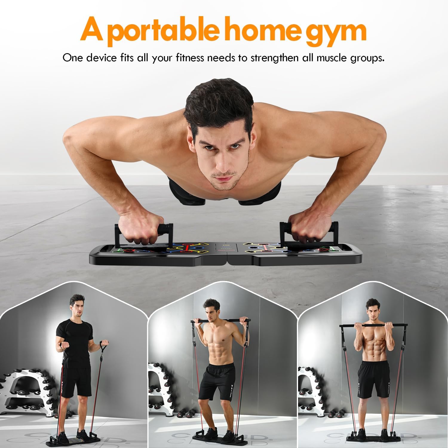 Push Up Board Home Gym Portable Exercise