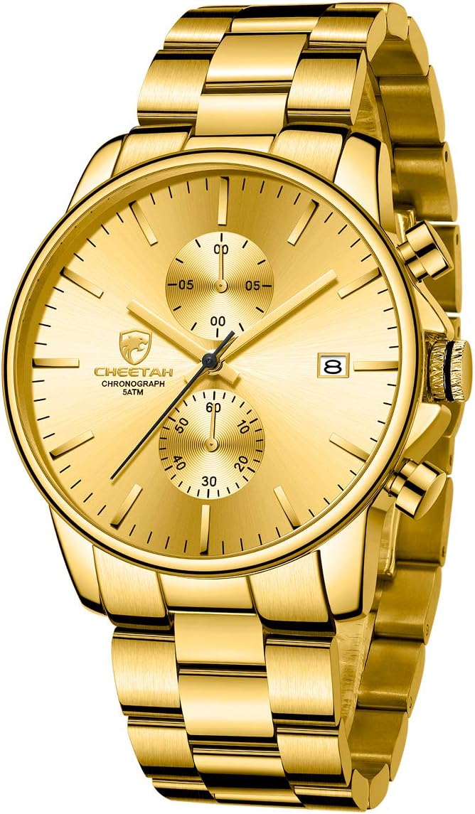 GOLDEN HOUR Fashion Business Mens Watches