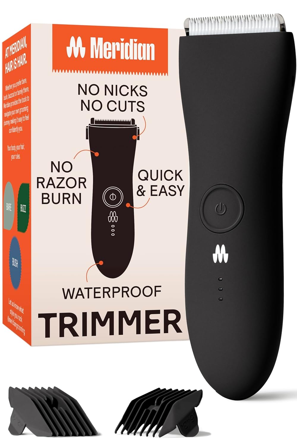 MERIDIAN The Trimmer Men's Body Hair Shaver