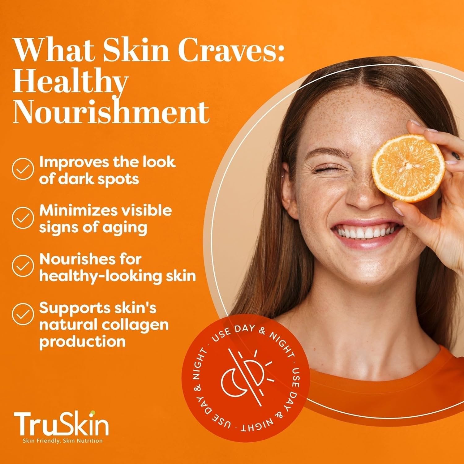TruSkin Vitamin C Face Serum with Hyaluronic Acid