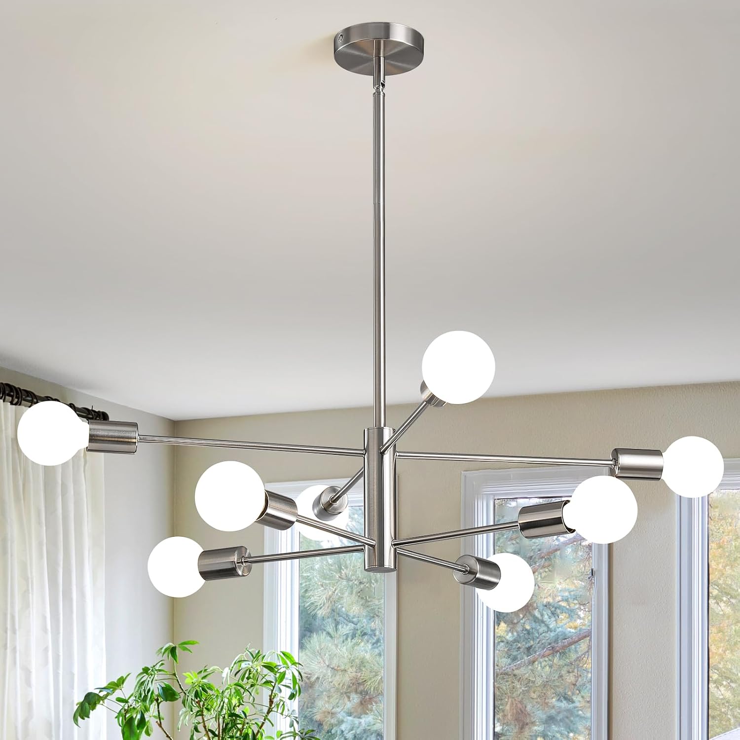 Modern Chandelier Ceiling Light Fixture Sputnik